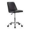 ESTELLE Nail Technician Stool Adjustable Height 18" to 24", Black
