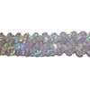 No.1910_Handicraft Sequin Blade with Glitter Silver (Silver) Width 2cm x 2m Roll Sequins Sequin