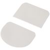 patisse Dough Scraper Set of 2 Round/Serrated White