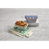Mud Pie Indigo Mini Loaf Set, 5.5" x 2.5"H, Green