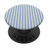 Cream & Blue Stripe Coastal Preppy Aesthetic Pattern PopSockets Adhesive PopGrip