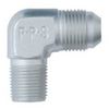 Fragola -8AN x 1/4 NPT 90 Degree Adapter - Clear