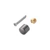 e-kanamono EPC-C8FB Arched Black Nickel Cosmetic Cap Set (Brass)