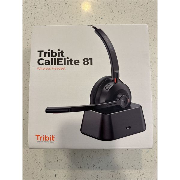 Tribit CallElite 81 Bluetooth Wireless Headset with Microphone - Model BTH80