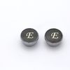 BUTTON COVER WITH LETTER AND INITIAL
