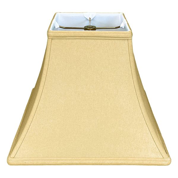 Royal Designs Square Bell Basic Lamp Shade, Antique Gold, 6 x 12 x 10.5