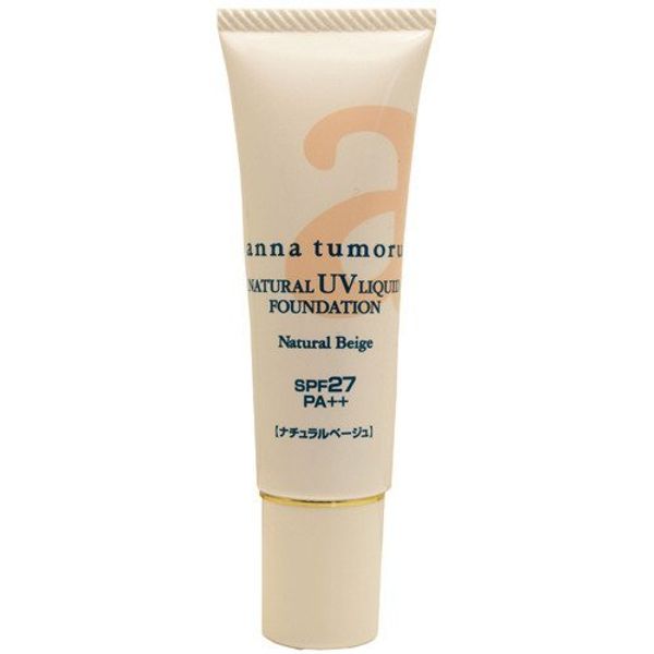 Anna Tomor SPF27 PA++ Natural UV Liquid Foundation, 1.1 oz (30 g)