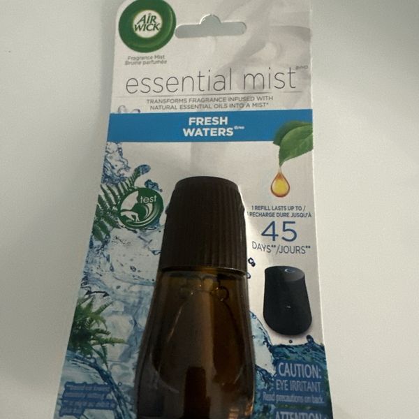 Air Wick Essential Mist Refill FRESH WATERS Frangrance Oil Diffuser