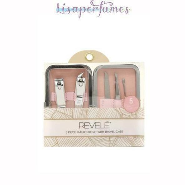 Revele Manicure Set With Travel Set 5 Piece NIB