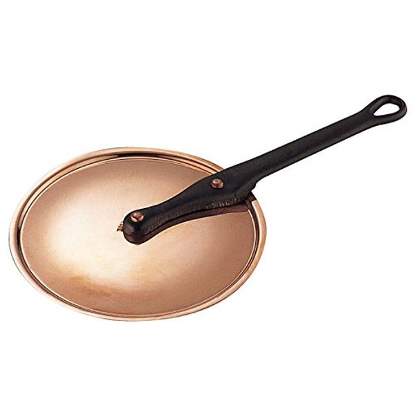 Wada Bastards Edison Copper Extra Thick Handle Pot Lid Iron Pattern, 27 cm, 3446 – 0274