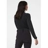 Helly Hansen Women's Base Layer Top Merino Midweight 1/2 Zip Base Layer Top, Black, M, 49377