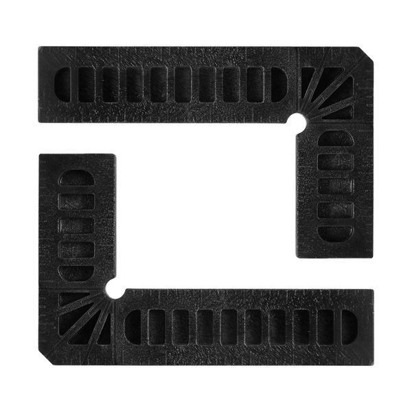 sourcing map 2pcs 90 Degree Positioning Squares 3"x2" (80x50mm) Right Angle Corner Clamps Woodworking Tools for Cabinets Picture Frames and Boxes, Black