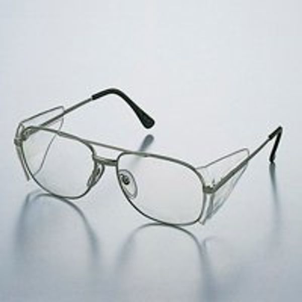 Protective Glasses, Spectacle-Shaped Metal Frame, UL-11-TBPC, 2 Sizes