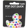 Pop Dot (mini) Rubber Duck Bath Toy by Bud Ducks | Elegant Gift Packaging - "