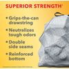 Glad ForceFlex Tall Kitchen 13 Gal. Drawstring Trash Bag~Gain Lavender 100 ct.