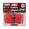 Karakal PU Super Replacement Grip - 2 grips, Colors- Red