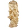 TRIXES Bombshell Wig - 20" Natural Looking Long Wavy Hair with Fringe - Costume Party Cosplay Halloween Fancy Dress (Blonde)