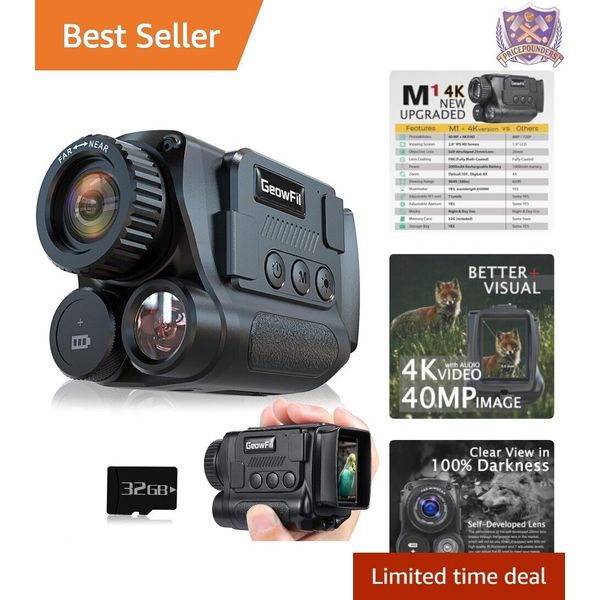 Multi-Functional Night Vision Monocular for Hunting, Camping & Wildlife Watching