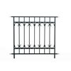 Panacea Park Lane Fence Section Black stylish