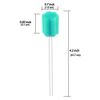 250 Count, ZIZNBA Disposable Mouth Swabs Sponge, Unflavored & Sterile Oral Swabs Dental Swabsticks for Mouth Cleaning