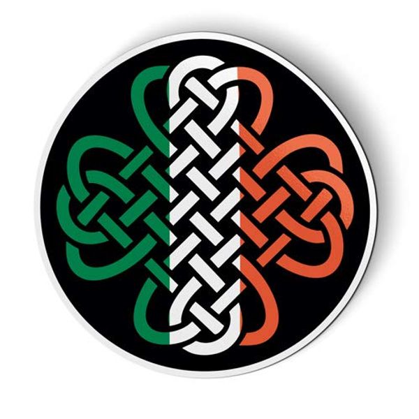 Celtic Knot Irish Flag - Magnet - Car Fridge Locker - 3"