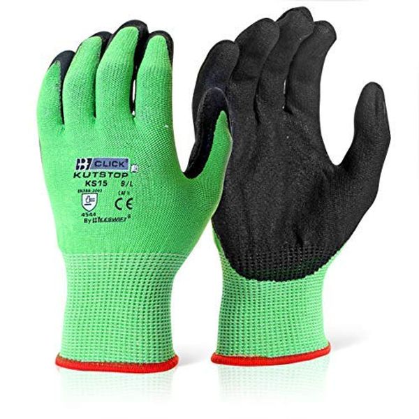 KUTSTOP MICRO FOAM NITRILE GREEN CUT 5 11/XXL