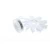 Chrome Single Groove Alternator Pulley with Fan