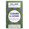 Klar Seifen Firm Conditioner Tea Tree Oil & Lavender 100 g (Against Dandruff), Suitable for Flaky Hair, 11184