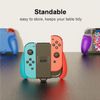 Skull & Co. JoyGrip for Nintendo Switch and Switch OLED Joy-Con Controller: Rechargeable Handheld Joystick Remote Control Holder with Interchangeable Grips - OLED White