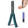 Pumice Foot File, Heel Exfoliating Nail File - Eiffel Tower Style Foldable 180° Anti-wrestling Durable and Unbreakable Double Sided File Exfoliating Foot File, Green