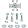 Aluminum 1/2 Inch Fan Spacers with Bolts