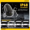 5X Solar Powered Wireless LED Cab Light Roof Running Light Universal White T
