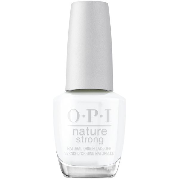 OPI Nature Strong Nail Polish | Quick Dry Vegan Nail Varnish with Long-Lasting Results | Made with Natural Ingredients | Light Shades | Strong As Shell | 15 ml