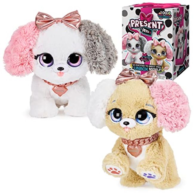  Present Pets, Fancy Puppy Interactive Surprise Plush