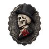 Nemesis Now Handsome Wall Plaque 24cm Grey, Polyresin, 22cm