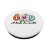 prayer bible religious god all things are possible PopSockets Swappable PopGrip
