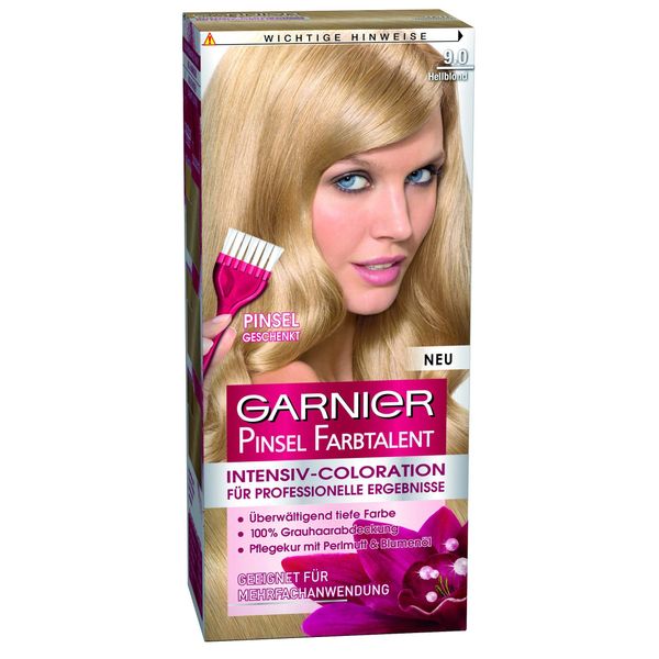Garnier Brush Paint Talent 9.0 Light Blonde pack of 1x 2 Ounce)