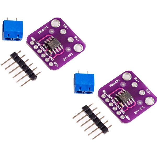 TECNOIOT 2pcs GY-471 3A Range Current Sensor Module MAX471 Module