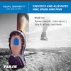 Tuli's Dual Density Polar Bears Gel Heel Cups, Cushion Insert for Heel Spurs, Sever’s Disease, and Heel Pain Relief, Regular
