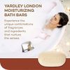 Yardley London Moisturizing Bath Soap Bar Cocoa Butter, Helps Soften Dry Skin with Pure Cocoa, Shea Butter and Vitamin E, 4.0 oz Bath Bar, 1 Soap Bar