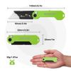 WORKPRO 2PC Folding Utility Knife Box 10PC Blade Cutter Quick Change Razor Knife