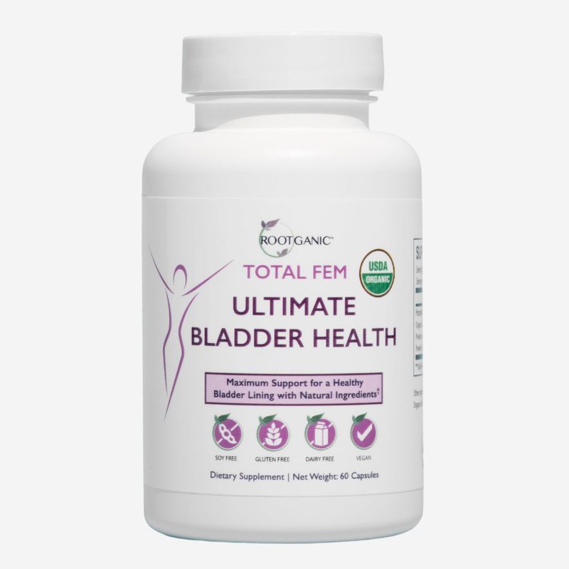 Rootganic Total Fem Ultimate Bladder Health for Women with USDA Organic ...