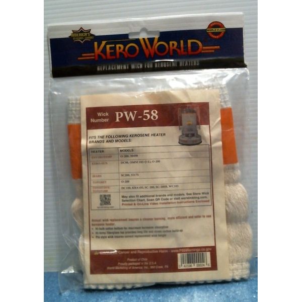 Kero World Replacement Wick For Kerosene Heaters  (PW-58)  FS