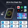 Wired to Wireless Apple CarPlay Android 10 Ai Box Android Auto w/Netflix YouTube