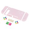 eXtremeRate Case Compatible with Nintendo Switch Console Joy-Con, Protective Case Accessory Detachable Docking Case for Nintendo Switch (Cherry Blossom Petals)