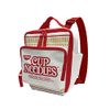 Nissin Cup Noodles Cup Noodles Mini Backpack, Red/White, 7”W x 8”H x 3”D (9607)