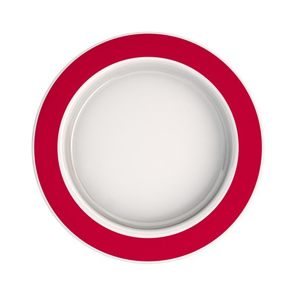 Ornamin Large Plate with tilt Trick (red Edge)