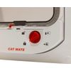 Cat Mate Electromagnetic Cat Flap, Exclusive Entry, Fast Installation, Easy Fitting, Draught Excluder, Weatherproof, Silent – White