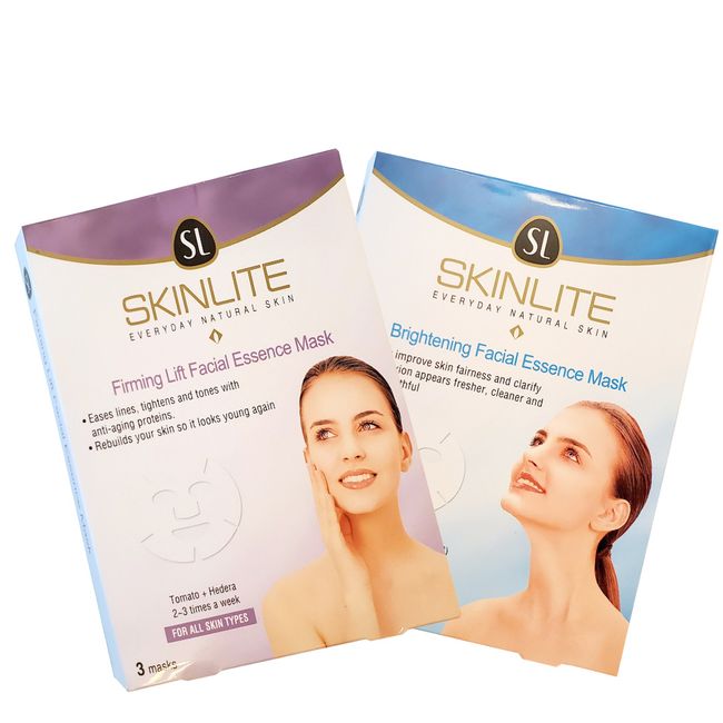 Skinlite Firming Lift Facial Mask & Brightening Facial Mask BUNDLE!