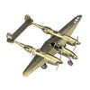 Fascinations ICONX Lockheed P-38 LIGHTNING Aircraft Metal Earth Model Kit ICX143